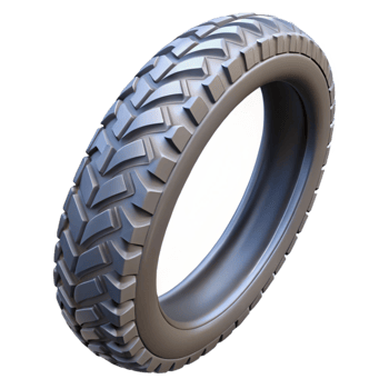 extraordinary rustic Bicycle Tire with Tread Detail on Transparent Background exclusive png