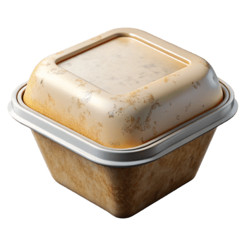 extraordinary traditional Biodegradable Food Container with Clear Lid premium png