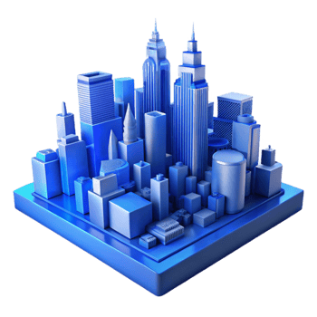 impressive abstract Blue Hour Cityscape exclusive png