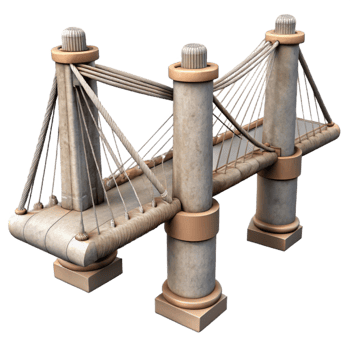 stunning minimalist Bridge Suspension Cables Detail genuine png