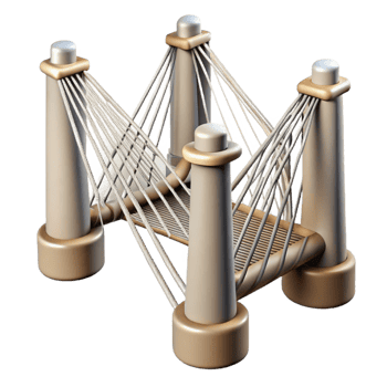 extraordinary modern Bridge Suspension Cables Detail professional png