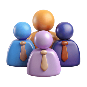 magnificent vintage Business Meeting Icon with People Silhouettes genuine png
