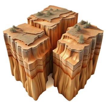 impressive classic Canyon with Steep Cliffs Aerial View Transparent genuine png