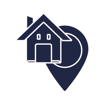 location icons Flat style design vector