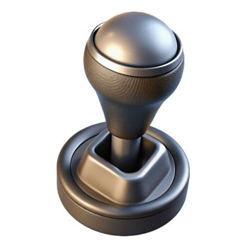 beautiful artistic Car Gear Shift Lever Transparent Background high resolution png
