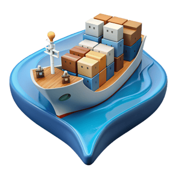 wonderful rustic Cargo Ship Ocean Background Cutout genuine png