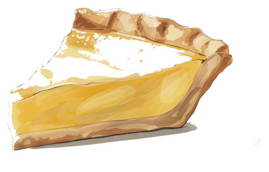 A Single Slice Of Pie Ready For A Delicious Dessert png