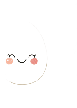Smiling animated face within a rounded outline is visible png