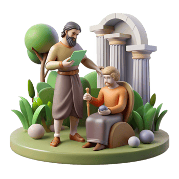 impressive vintage Chiron Tutoring Young Achilles high quality png