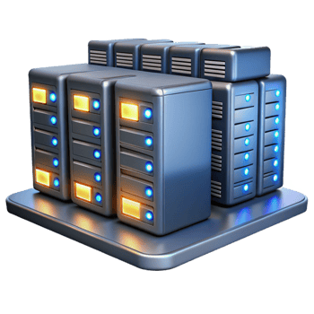 wonderful modern A Data Center with Rows of Servers and B genuine png