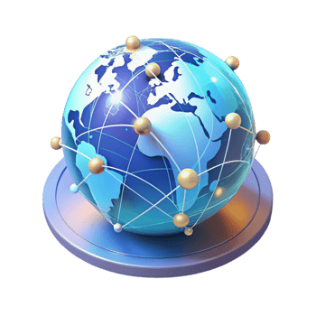 dramatic abstract A Holographic Projection of a World Map high resolution png
