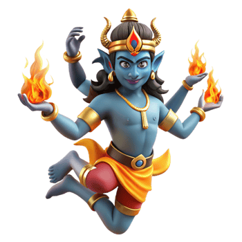 dramatic abstract A Dynamic Depiction of the Hindu God Shiv genuine png