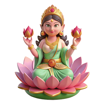 wonderful abstract A Serene Portrayal of the Hindu Goddess exclusive png