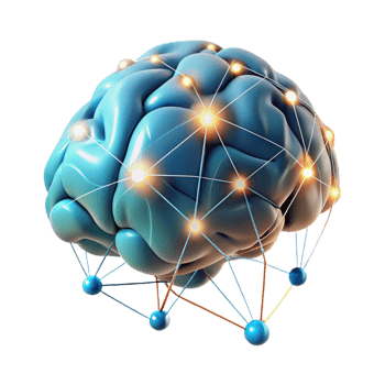 extraordinary rustic Human Brain Network Connection premium png