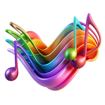 impressive artistic An Abstract Representation of Music Vis premium png