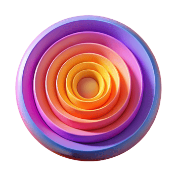 elegant vintage A Series of Concentric Circles Radiating original png