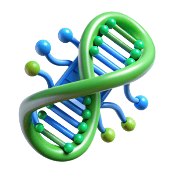 magnificent creative Dna Helix Transforming Into Binary Code png