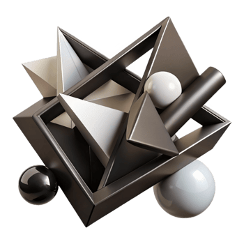 elegant creative A Dynamic Composition of Intersecting Pla professional png