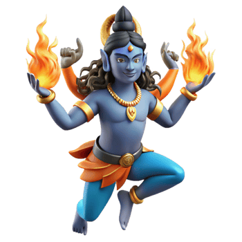 wonderful contemporary A Dynamic Depiction of the Hindu God Shiv original png