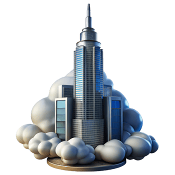 extraordinary traditional A Towering Skyscraper Piercing the Clouds professional png