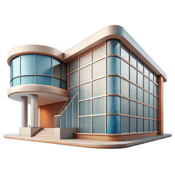impressive creative A Modern Art Museum with Sleek Lines and L high quality png