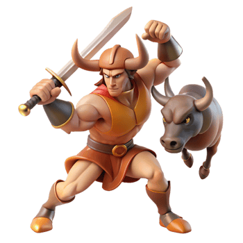 stunning classic Theseus Battles the Minotaur exclusive png