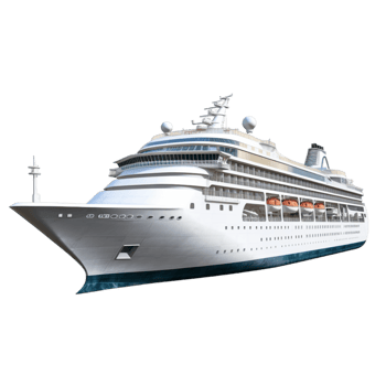 Massive cruise ship multiple decks png