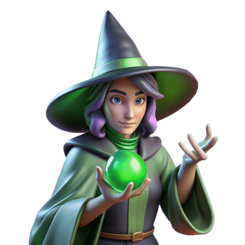 magnificent rustic Portrait of a Mysterious Witch with a Po detailed png