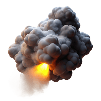 serene traditional A Cloud of Swirling Smoke and Dust Particl exclusive png