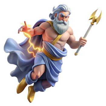 elegant classic A Powerful Depiction of Zeus Hurling a Th authentic png