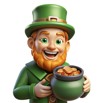 dramatic vintage Portrait of a Mischievous Leprechaun Wit authentic png