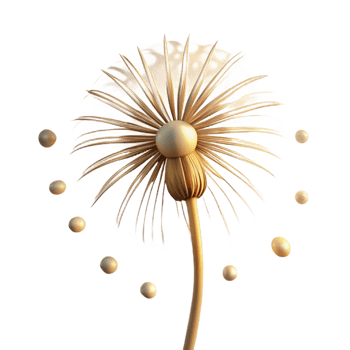 extraordinary traditional A Single Dandelion Seedhead Backlit by Go high quality png