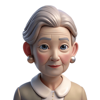magnificent modern Elderly Woman Portrait with Wrinkles professional png