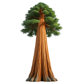 wonderful classic A Giant Sequoia Tree Reaching Towards T professional png
