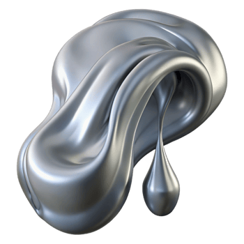 stunning traditional A Cascade of Flowing Liquid Mercury Ill authentic png