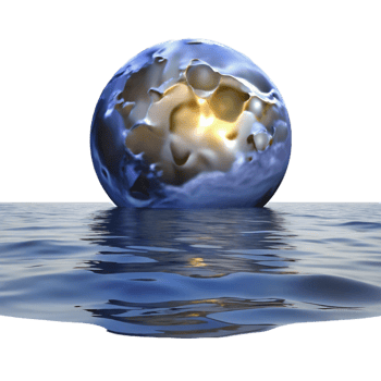magnificent minimalist A Full Moon Rising over a Calm Ocean Nigh detailed png
