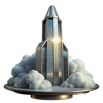 impressive contemporary wonderful modern A Glass and Steel Skyscraper Piercing The high resolution original png