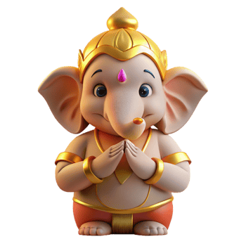 beautiful classic A Benevolent Ganesha the Elephant Headed high quality png