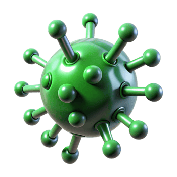 elegant rustic A Microscopic View of a Computer Virus I authentic png