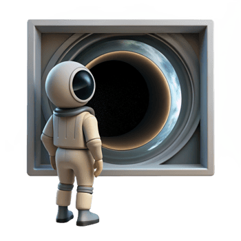 beautiful vintage A Lone Astronaut Gazing at a Massive Sw 4K png