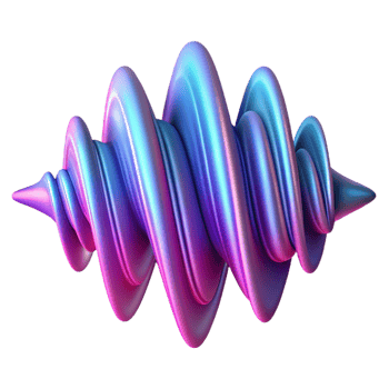 dramatic creative An Abstract Representation of Sound Wav original png