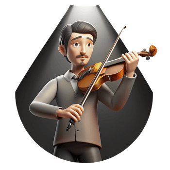 magnificent traditional Portrait of a Melancholic Musician With high resolution png