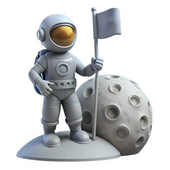 magnificent rustic A Lone Space Explorer in a Retro Spacesu original png