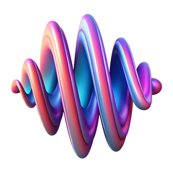 stunning artistic An Abstract Representation of Sound Wav high resolution png