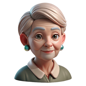 impressive vintage Portrait of an Elderly Woman high quality png