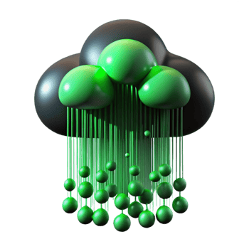 dramatic abstract A Digital Rain of Binary Code Cascading high resolution png
