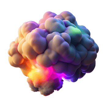 wonderful abstract impressive artistic A Cloud of Swirling Iridescent Smoke I authentic detailed png