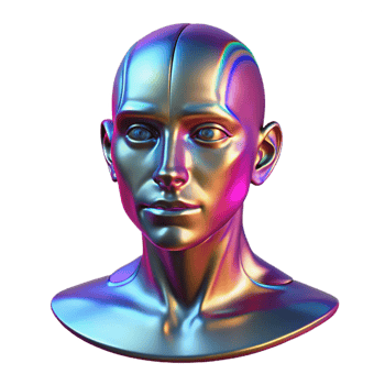 extraordinary modern A Holographic Projection of a Human Face original png