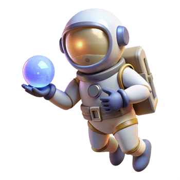 impressive minimalist A Lone Astronaut Floating in Space Holdi genuine png