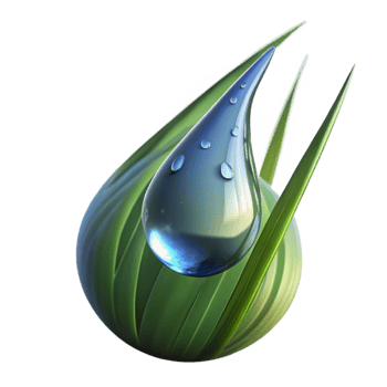 stunning rustic A Close Up of a Dewdrop on a Blade Of professional png